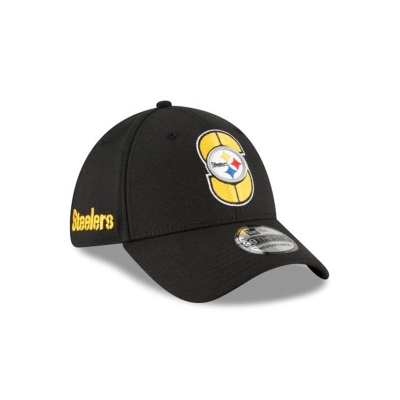 Sapca New Era Pittsburgh Steelers NFL Logo Mix 39THIRTY Stretch Fit - Negrii